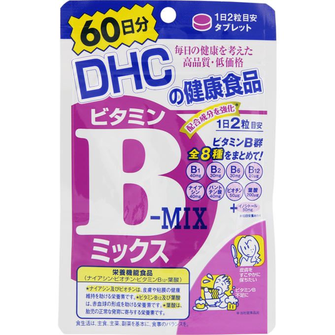 (주) 디에이치씨 DHC 비타민 B 믹스 60 일분 120 정