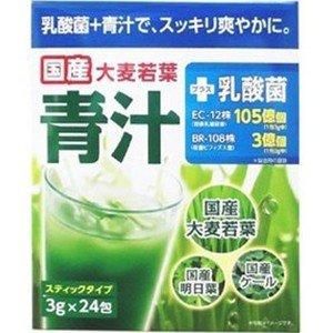 리브・라보라토리즈 (주) 국산 보리 새잎 녹즙 + 유산균 3g × 24 포
