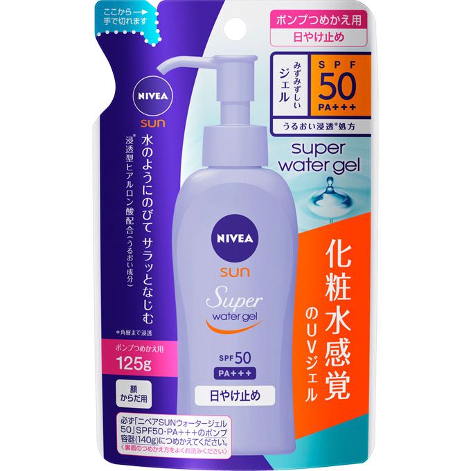 카오 (주) 니베아 SUN 보호 워터 젤 SPF50 리필 용 125g