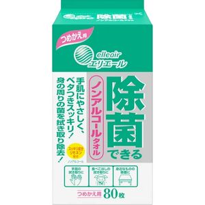 다이오제지 (주) 엘리 에르 제균있는 무알콜 수건 리필 80 매