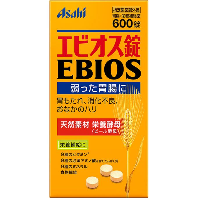 아사히 푸드 앤 헬스 케어 (주) 에비오스 정제 600 정 (의약외품)