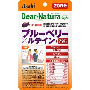 아사히 그룹 식품 (주) Dear - Natura Style 블루 베리 × 루테인 + 멀티 비타민 20 정