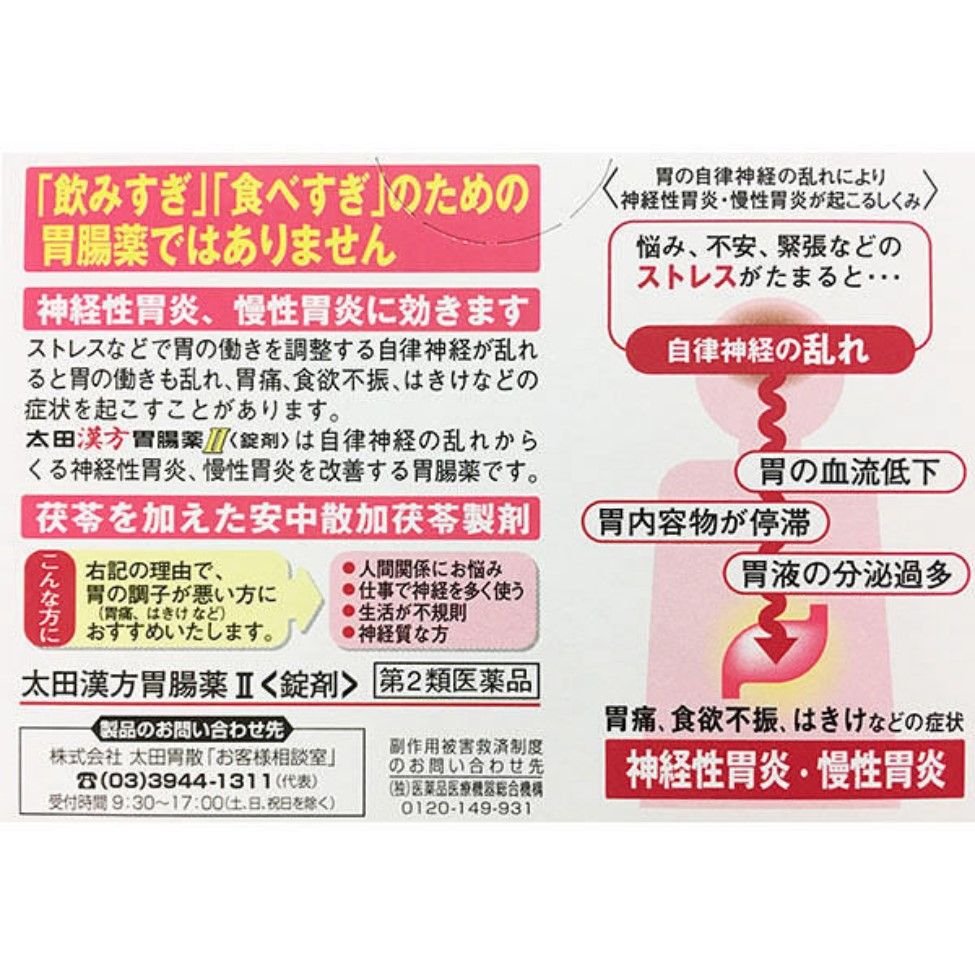 (주) 오타이산 오타 한방 위장약 II <정제> 54 정 【제 2 류 의약품】