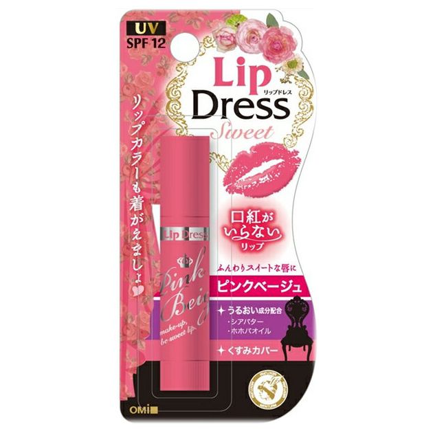 (주) 오우미쿄우다이샤 립 드레스 핑크 베이지 3.6G