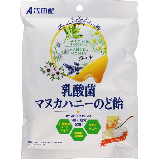 (주) 아사다아메 유산균 마누카 꿀 사탕 60G