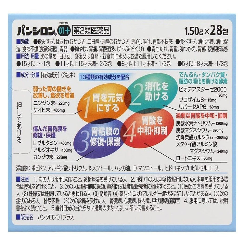 로토 제약 (주) 판시론 01 플러스 28 포 【제 2 류 의약품】