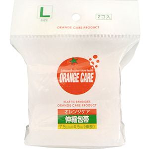 오오키 (주) 오렌지 케어 신축 붕대 L 사이즈 2 개