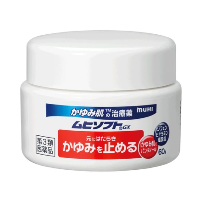 (주) 이케다모한도 가려운 피부 치료제 무히소후토 GX60g 【제 3 류 의약품】